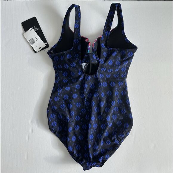 Miraclesuit NWT size 12 one-piece swimsuit Bella Alba Tummy Control Midnight - Picture 5 of 14